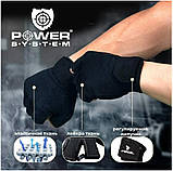 Перчатки для фітнесу PowerSystem PRO GRIP EVO PS-250E BLACK розмір XL, фото 8