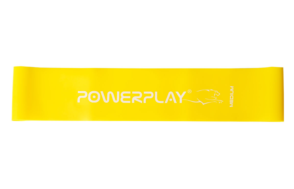 Еспандер-лентовий PowerPlay 4114 Medium yellow