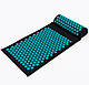 Масажний килимок Аплікатор Кузнєцова + валик масажер для спини/шиї/ніг/стоп/голови/тіла OSPORT Pro (apl-011), фото 9