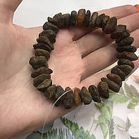 Бурштин натуральний браслет з необробленого бурштину лікувальний бурштиновий браслет Україна
