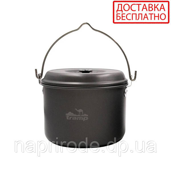 Котел анодований з кришкою Tramp 7 л TRC-041