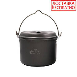Котел анодований з кришкою Tramp 7 л TRC-041