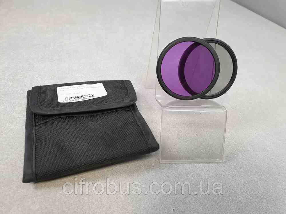 Світлофільтри для фототехніки Б/К Elite Optics 3 pc Digital Filter Set 49 mm (UV + CPL + FLD), фото 1