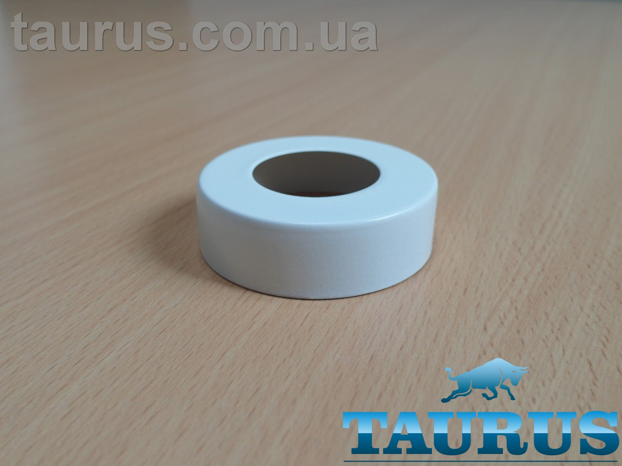 Білий високий плоский декор фланець ThermoPulse White D62/висота 19 мм, внутрішній розмір 1" (d33 мм)