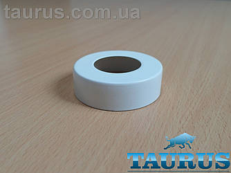 Білий високий плоский декор фланець ThermoPulse White D62/висота 19 мм, внутрішній розмір 1" (d33 мм)