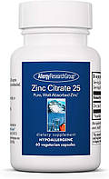 Allergy Research Zinc Citrate/Цинк цитрат 25 мг 60 капсул