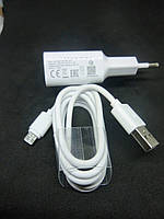 Мережевий зарядний пристрій (СЗУ) 5v 2a usb 2.0 кабель micro USB для телефонів і планшетів колір білий
