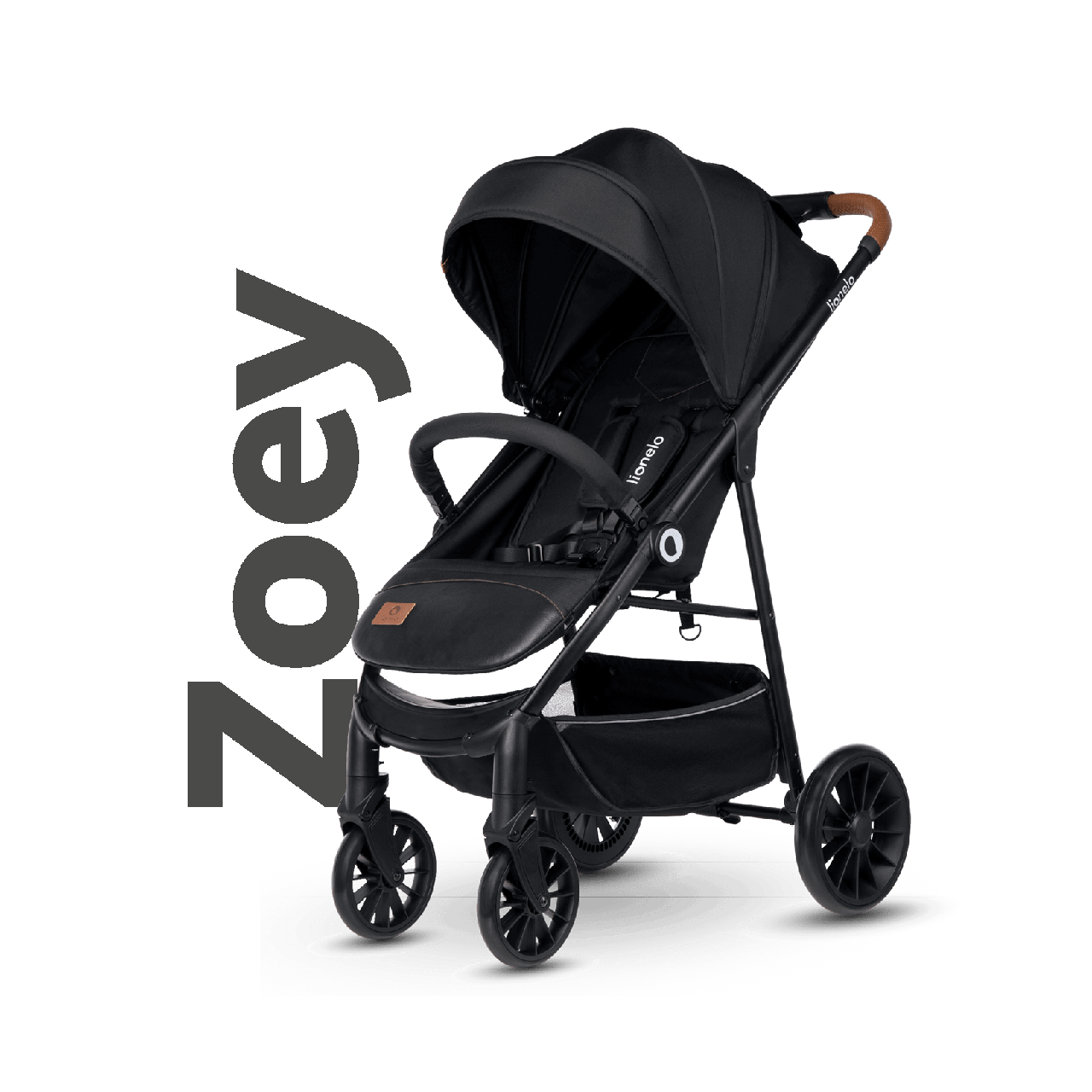 Прогулянкова коляска Lionelo ZOEY BLACK ONYX