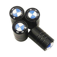 Захисні ковпачки на ніпель для BMW Alitek Long Black БМВ (4 шт.)