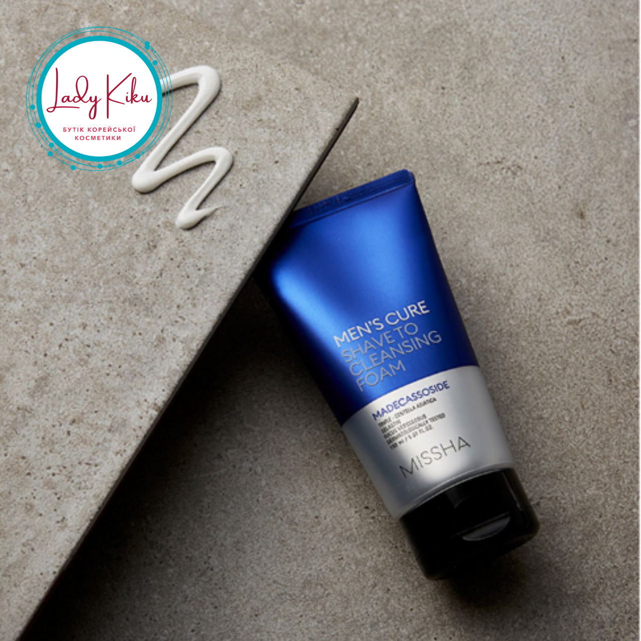 Чоловіча пінка-гель для вмивання та гоління Missha Men's Cure to Cleansing Foam, 150ml