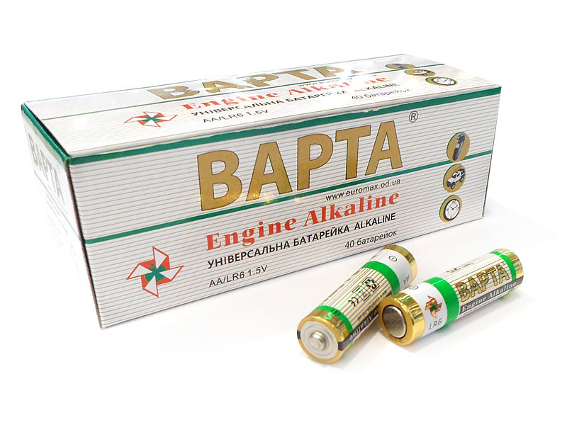 Універсальна батарея Alkaline BAPTA AA (уп. 40шт) 1000шт 7906
