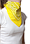 Бандана класична (жовта), фото 3