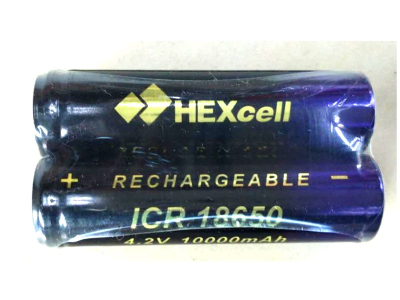 Акумулятор 18650 10000мАг 4,2В HEXcell 400шт 9655