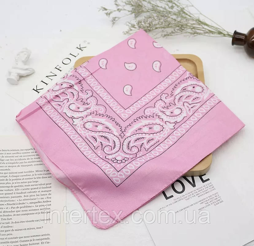 Бандана класична (рожева), фото 1