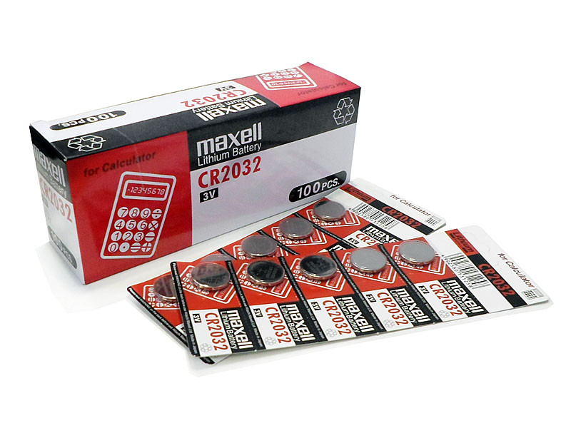 Батарейка Maxell 3В (уп. 100шт) 5000шт CR2032-MAX