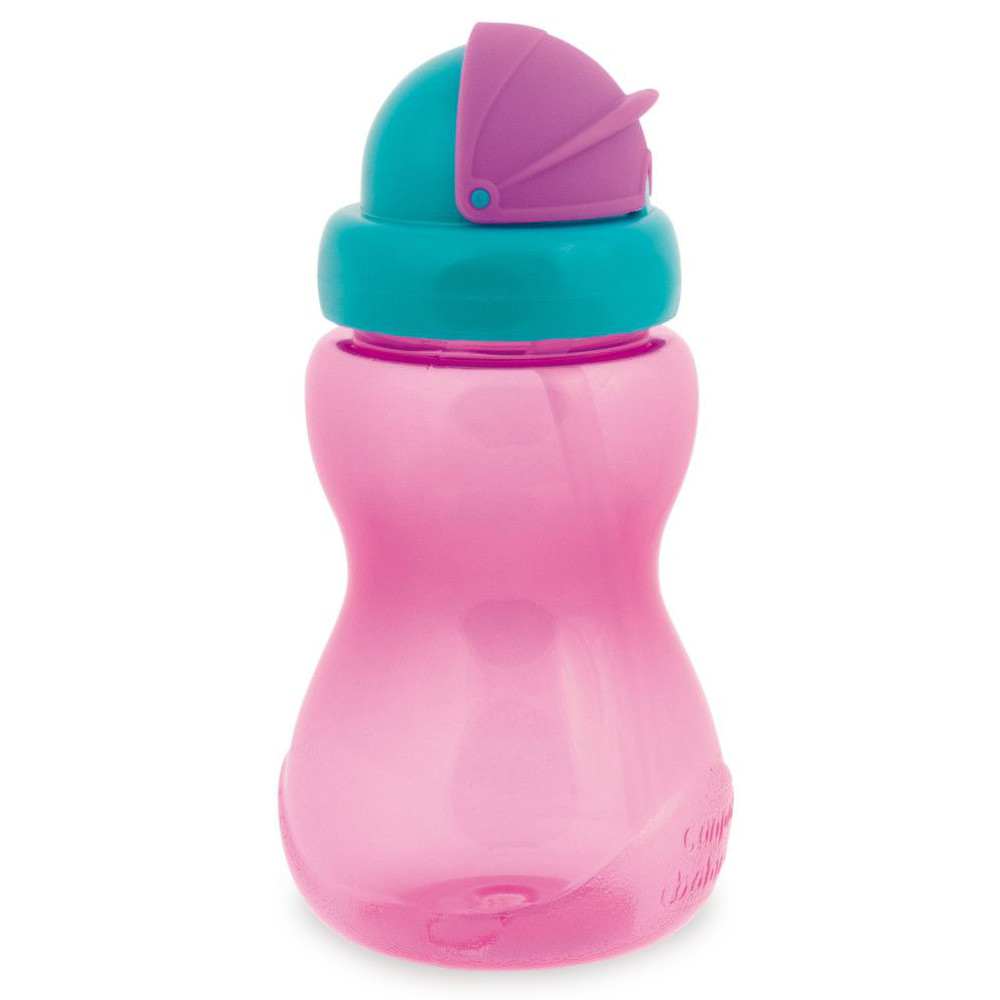 Спортивний поїльник з трубкою рожевий Canpol Babies (5901691812239)