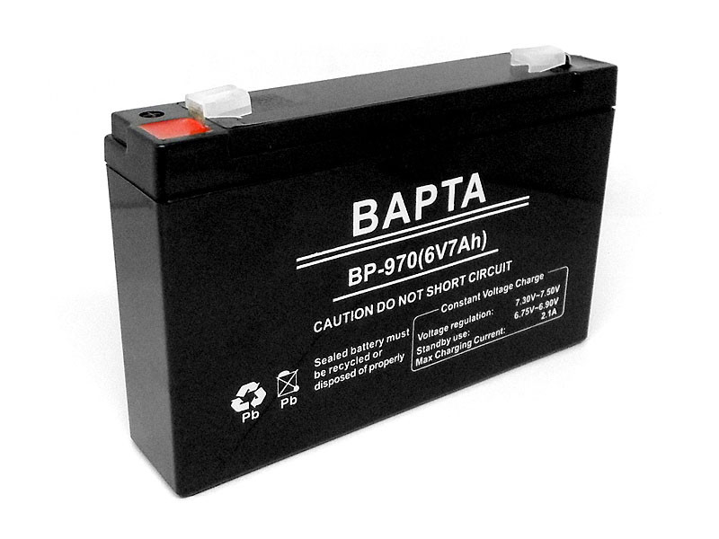 Акумуляторна батарея BAPTA 6В 7Ач BP-970 10шт 7841