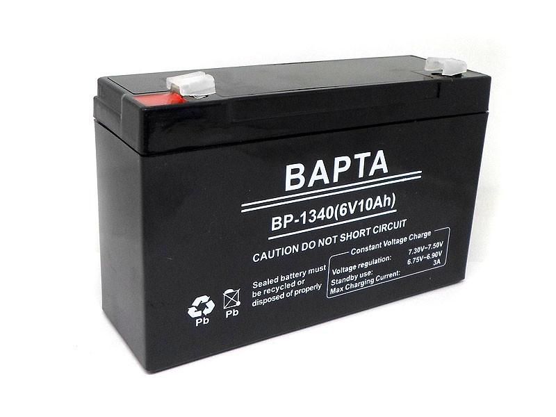 Акумуляторна батарея BAPTA 6В 10Ач BP-1340 10шт 7835