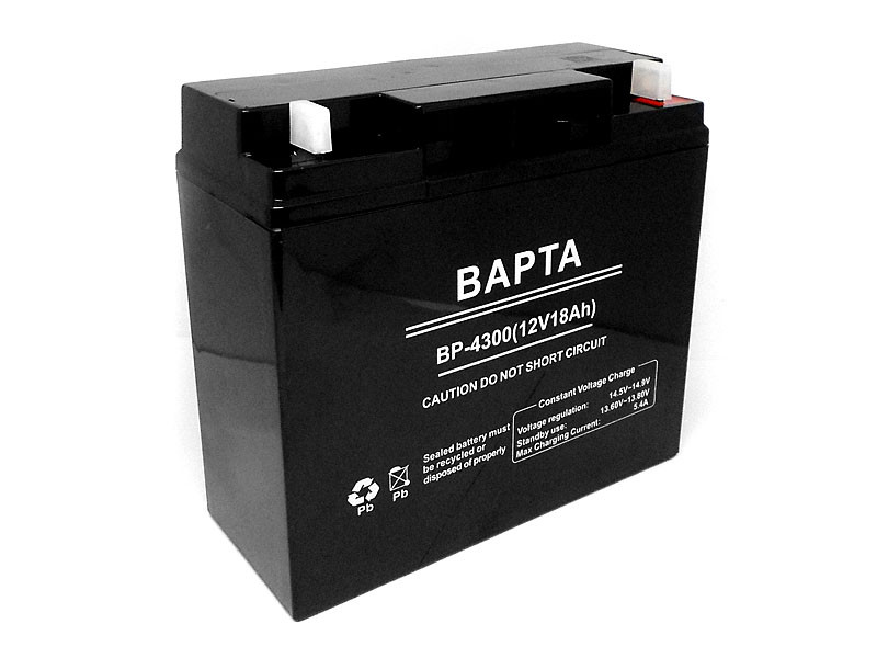 Акумуляторна батарея BAPTA 12В 18,0Ач 181х77х167 BP-4300 4шт 7834