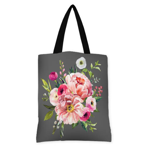 Сумка жіноча тканинна Original Нежные розовые цветы 40x45 см (SV_21M021_BL), фото 1