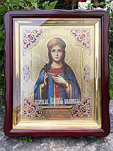 Ікона Праведна Іуліанія Ольшанська, Печерська, княжна, діва 40х35 см