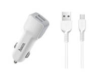 Зарядное устройство 12В USB с кабелем USB - micro USB Hoco (уп. 25шт) 250шт Z23-V8