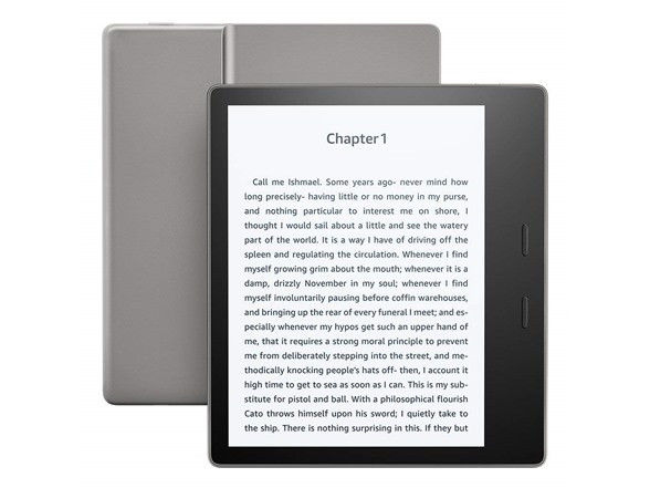 Електронна книга з підсвічуванням Amazon Kindle Oasis 32GB (9 gen, 2019) Graphite