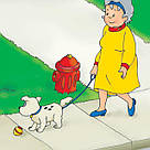 Каю гуляє зі своїм песиком. Мої історії (м'яка) Автор Гарві Роджер, фото 3