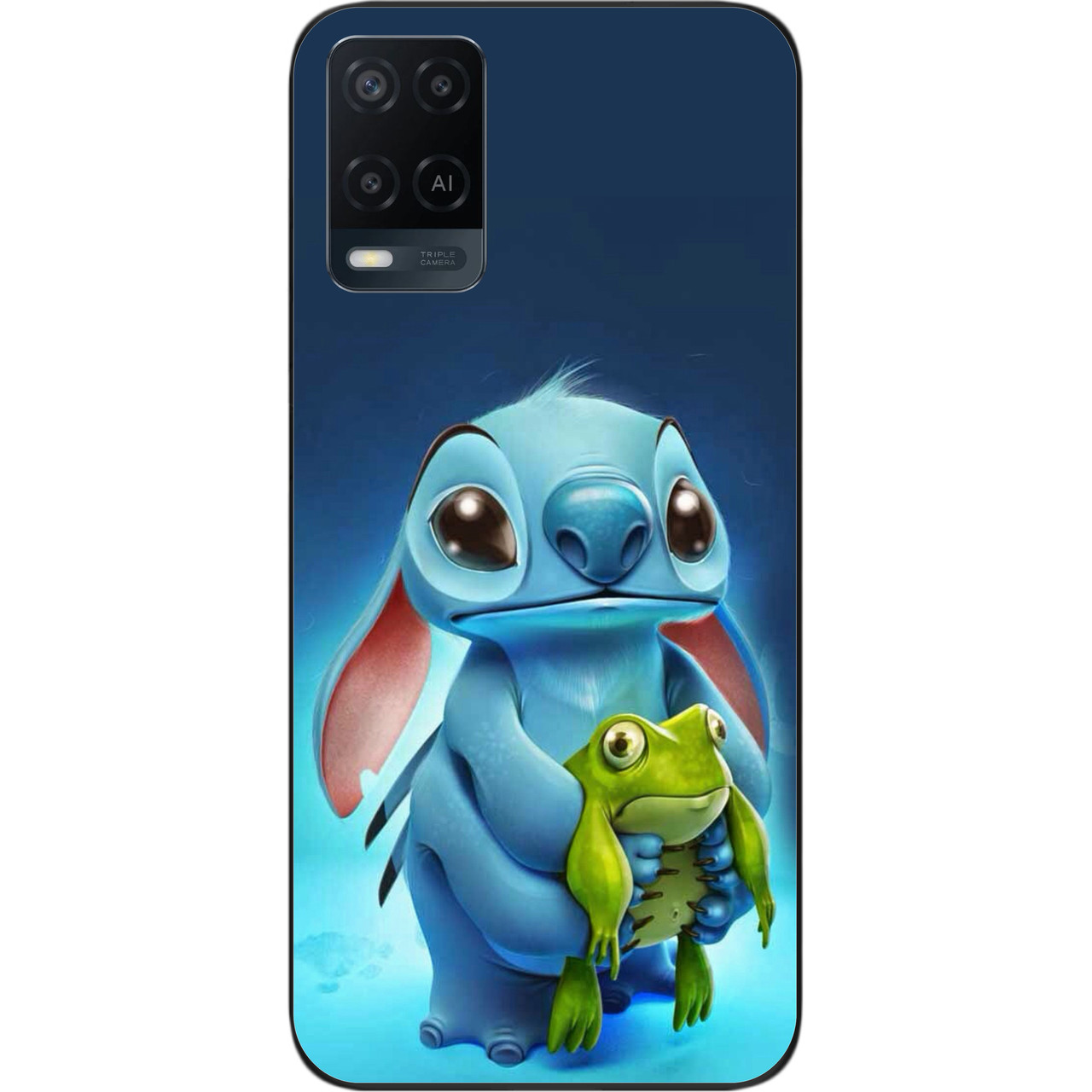 Силіконовий чохол бампер для OPPO A54 з картинкою Стіч, фото 1