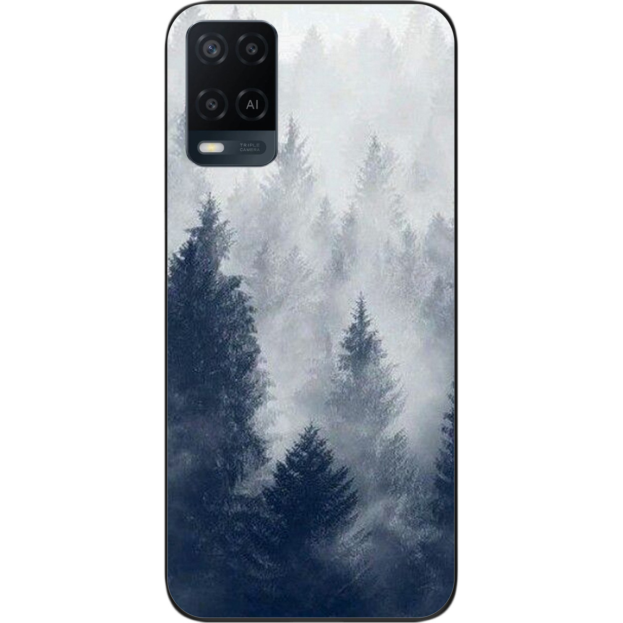 Силіконовий чохол бампер для OPPO A54 з картинкою Ліс, фото 1