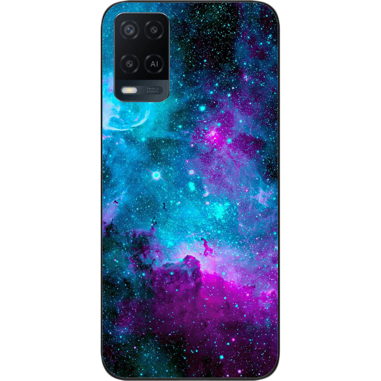 Чохол силіконовий для OPPO A54 з картинкою Космос, фото 1