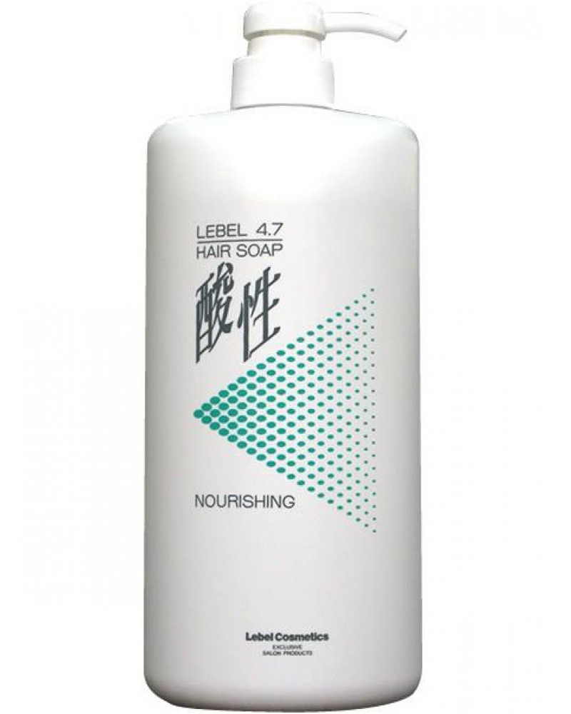 Поживний шампунь "Перловий pH 4.7" Lebel 4.7 Nourishing Hair Soap, 1200 мл