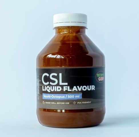 Ліквід Techno Carp CSL Liquid Flavour Squid/Octopus (Кальмар/Восьминіг) 500мл