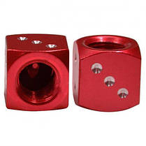 Ковпачки на ніпель Alitek Кістки/Кубики з цифрами Red, 4 шт., фото 2