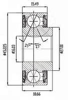 Подшипник 204 PY3 NTE (Словаччина)