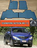 ЕВА коврики СангЙонг Актион 2006-2012. EVA резиновые ковры на SsangYong Actyon