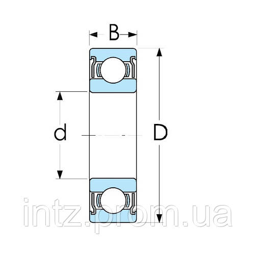 Подшипник 80107 (6007 ZZ) NTE (Словаччина), цена 72 грн — Prom.ua (ID ...