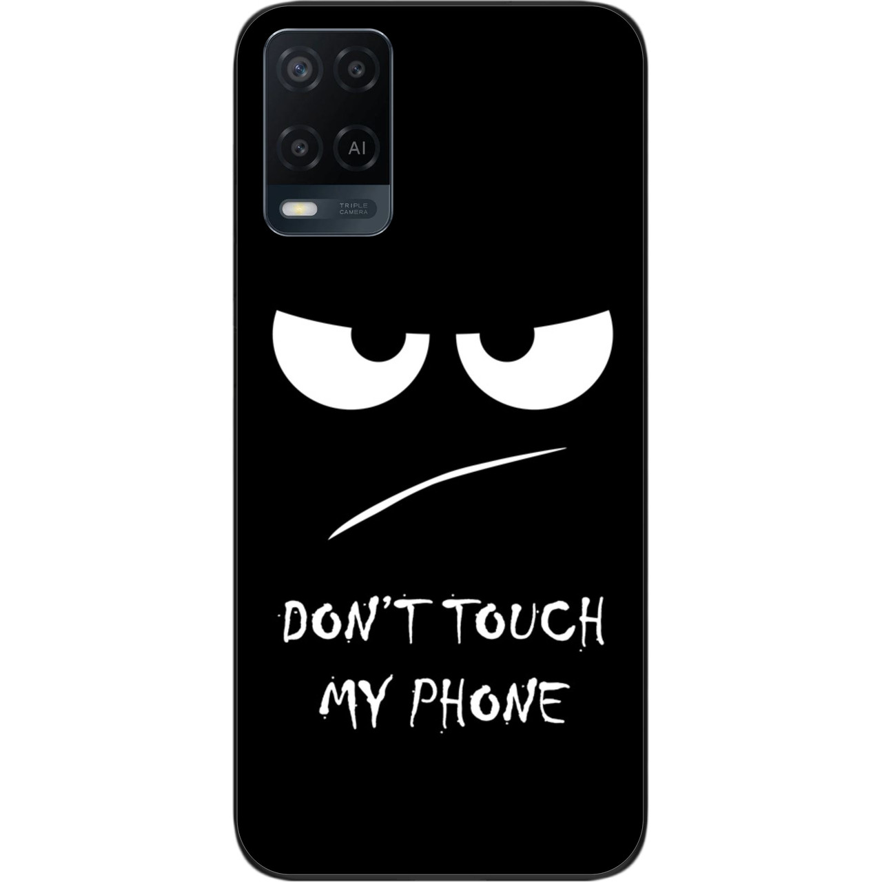 Бампер силіконовий чохол для OPPO A54 з картинкою Очі, фото 1