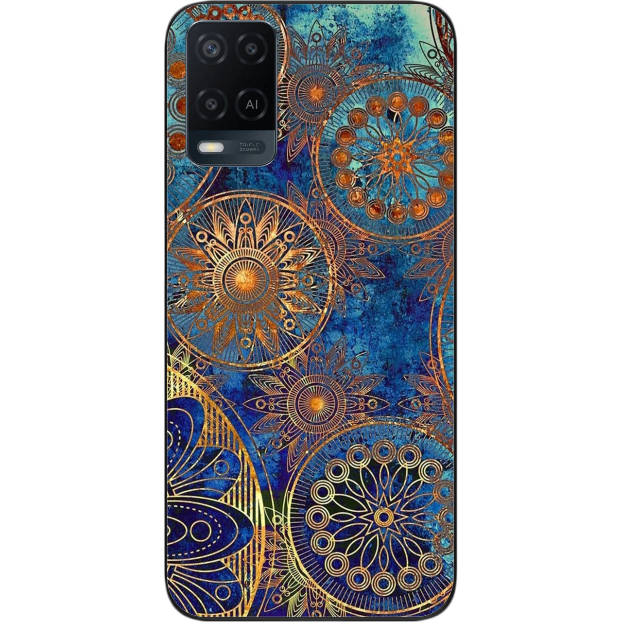 Оригінальний чохол для OPPO A54 з картинкою Кола вінтаж, фото 1