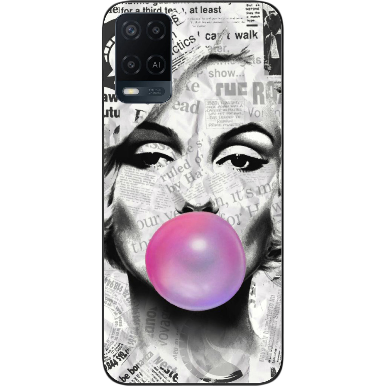 Оригінальний чохол для OPPO A54 з картинкою Монро, фото 1