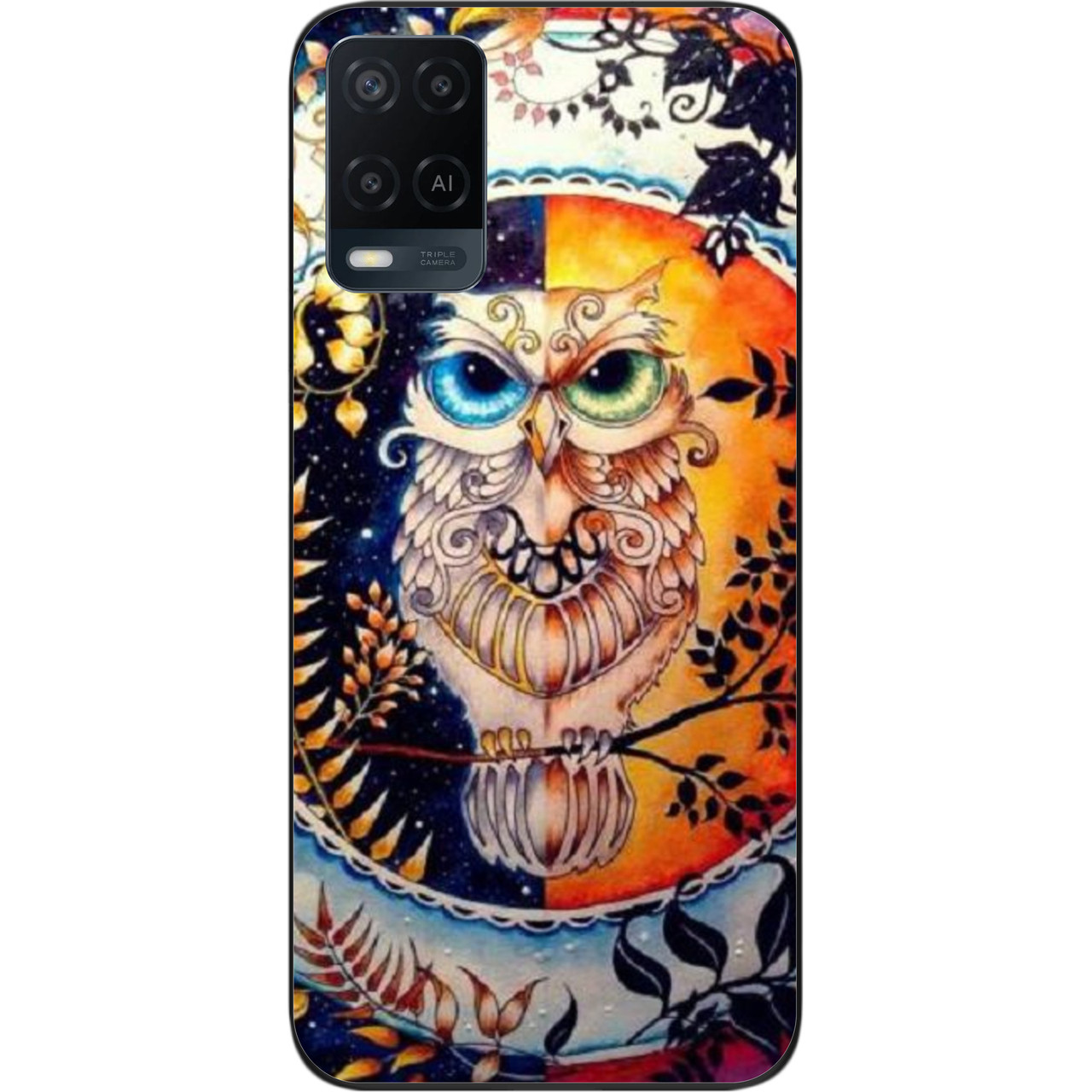 Оригінальний чохол для OPPO A54 з картинкою Сова, фото 1