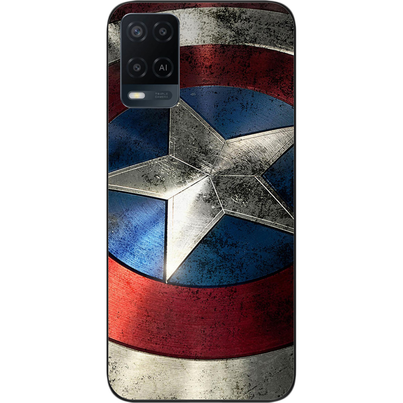 Оригінальний чохол для OPPO A54 з картинкою Капітан Америка, фото 1