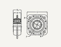 Корпус с подшипником FD 211-1 3/4 RD (GFD211RPPB51-A) PEER