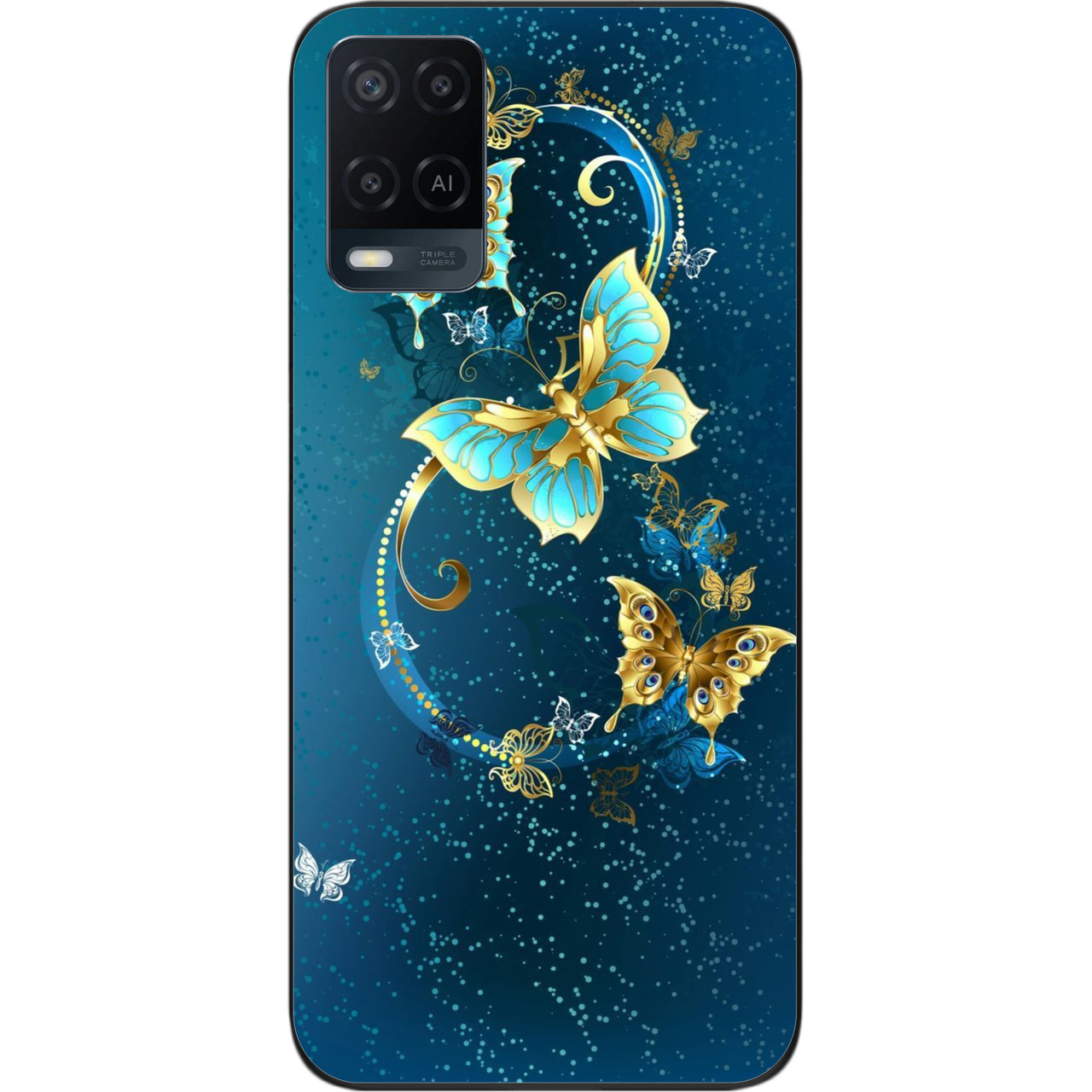 Оригінальний чохол для OPPO A54 з картинкою Метелики, фото 1