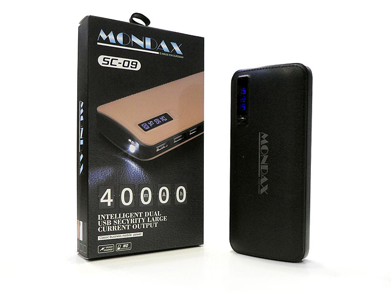 Внешний аккумулятор (power bank) MONDAX 60000мАч (2400мАч) 50шт SC-09M - фото 1 - id-p723636626