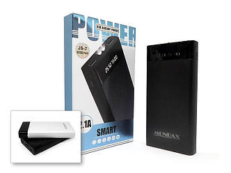 Зовнішній акумулятор (power bank) MONDAX 60000мАг (9600мАг) 50шт JS-7M