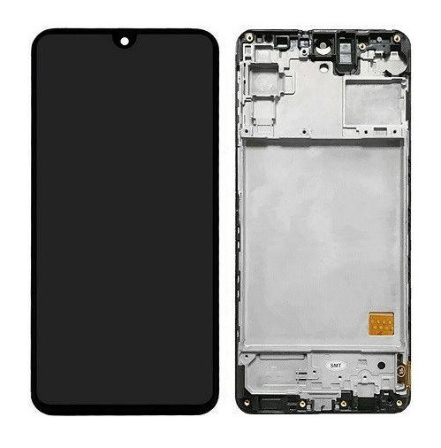 Дисплей для Samsung M317 Galaxy M31s | GH81-13736A з сенсорним склом в рамці (Чорний) Сервісний оригінал, фото 1