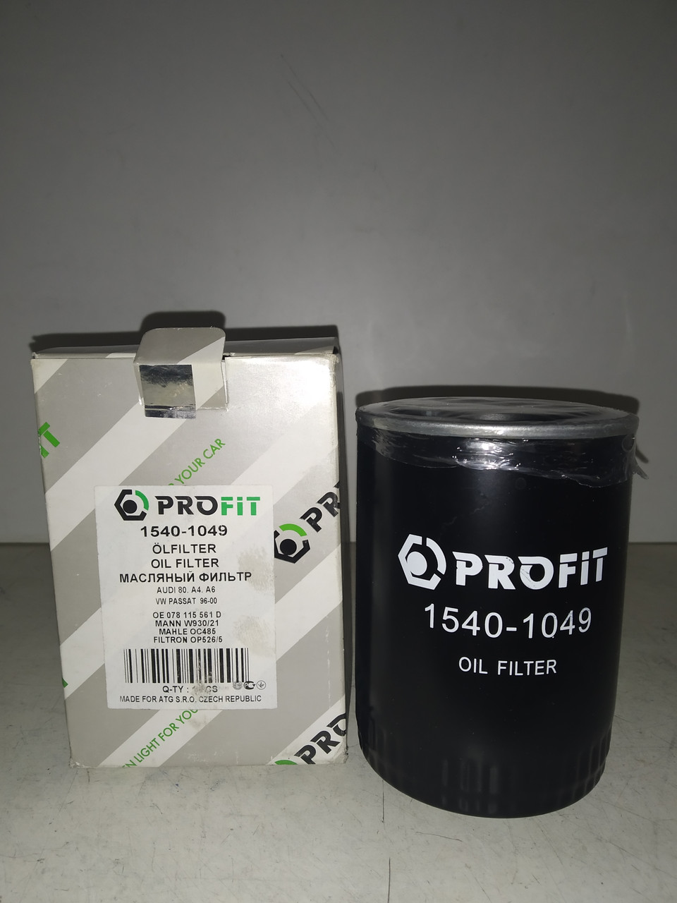 PROFIT ФІЛЬТР МАСЛЯНИЙ AUDI 80, A4, A6, VW PASSAT 96-00, фото 1