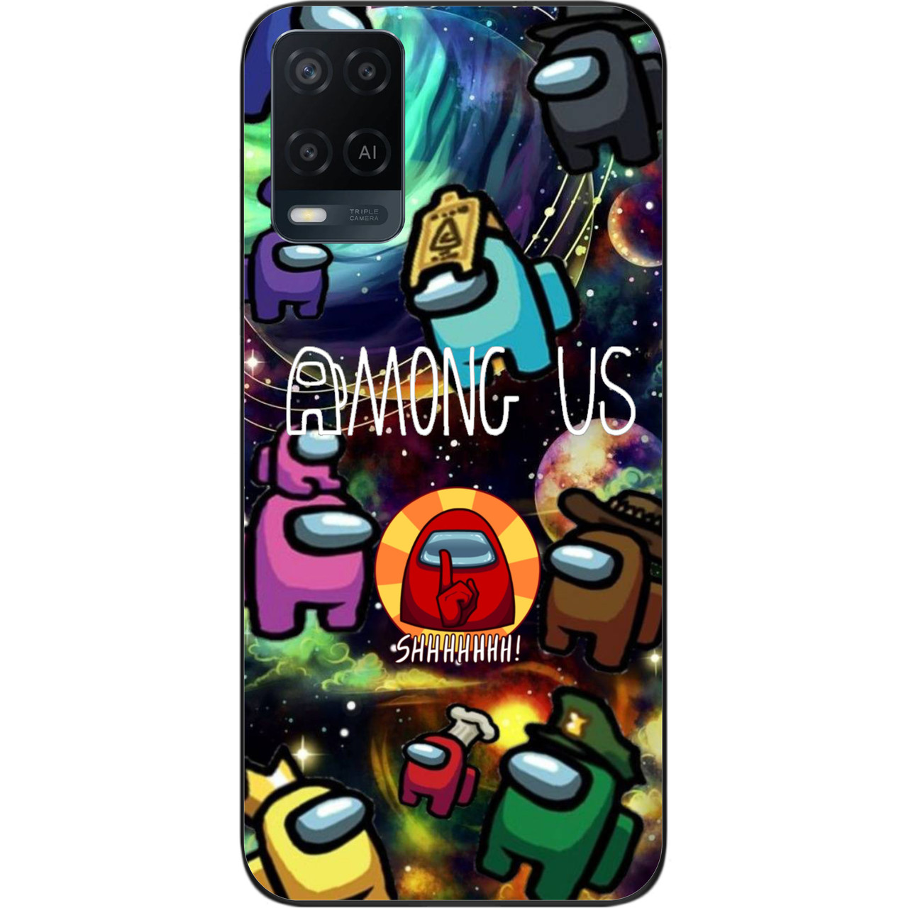 Силіконовий чохол для OPPO A54 з картинкою Among us Серед нас, фото 1