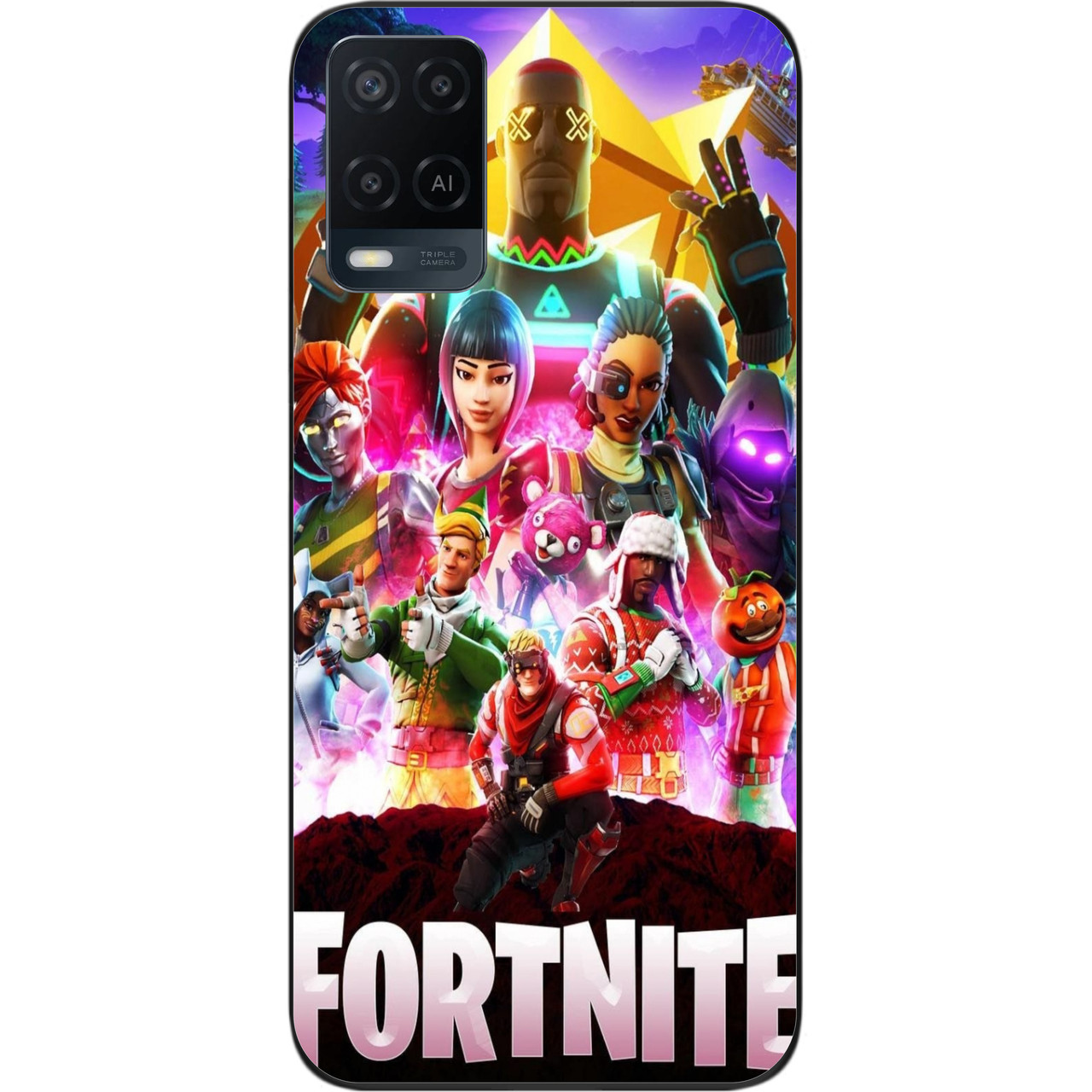 Силіконовий чохол для OPPO A54 з картинкою Гра Фортнайт, фото 1